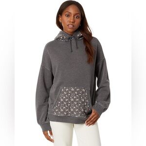 REMOVING SOON Lucky Brand Quilted Patchwork Hoodie size Large